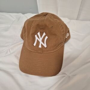 New Era Tan Cap  with Black Interior
